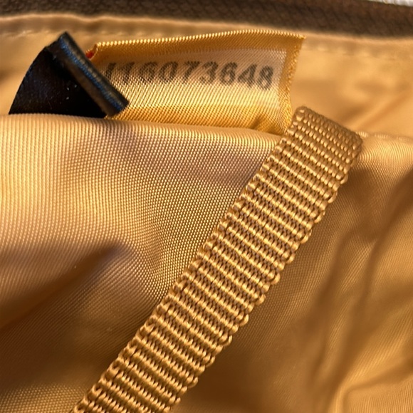 Dooney & Bourke Nylon Crossbody Purse Black with Tan Leather Trim Accents - Picture 12 of 15